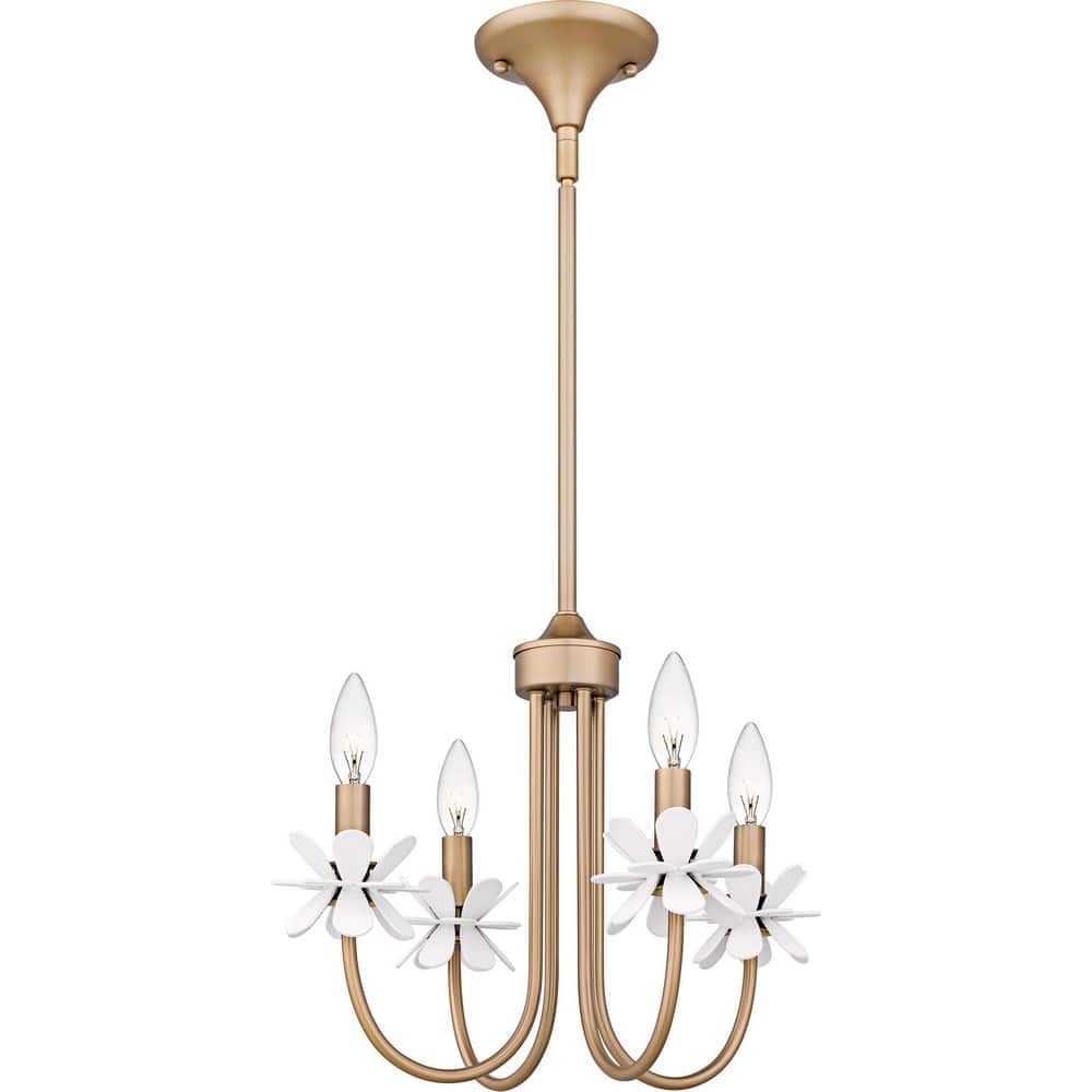 Remy 4-Light Bronze Gold Chandelier price history on PriceWatchPro