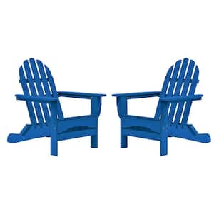 Icon Royal Blue Recycled Plastic Adirondack Chair (2-Pack)