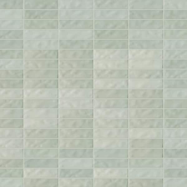 ELIANE Prisma Hijau Glossy 3 in. x 10 in. Glazed Ceramic Wall Tile (0.19 sq. ft./each)