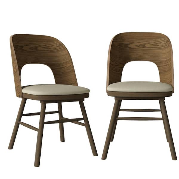 bridget solid wood upholstered dining chair