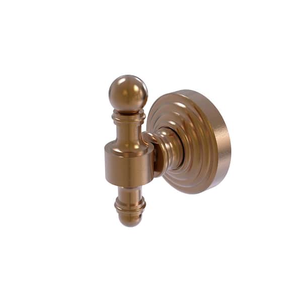 Allied Brass Retro Wave J-Robe Hook in Brushed Bronze