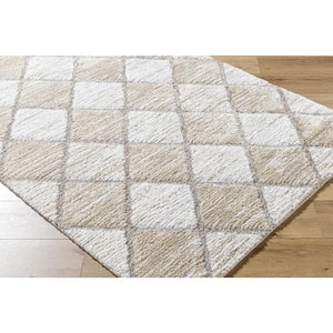 Delight Shag Brown Global 5 ft. x 7 ft. Indoor Area Rug