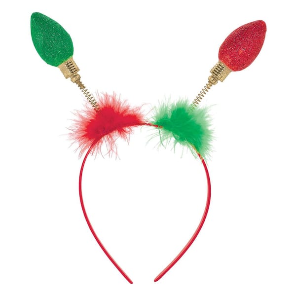 Amscan 10 in. x 9 in. Bulb Head Bopper with Glitter (3-Pack)