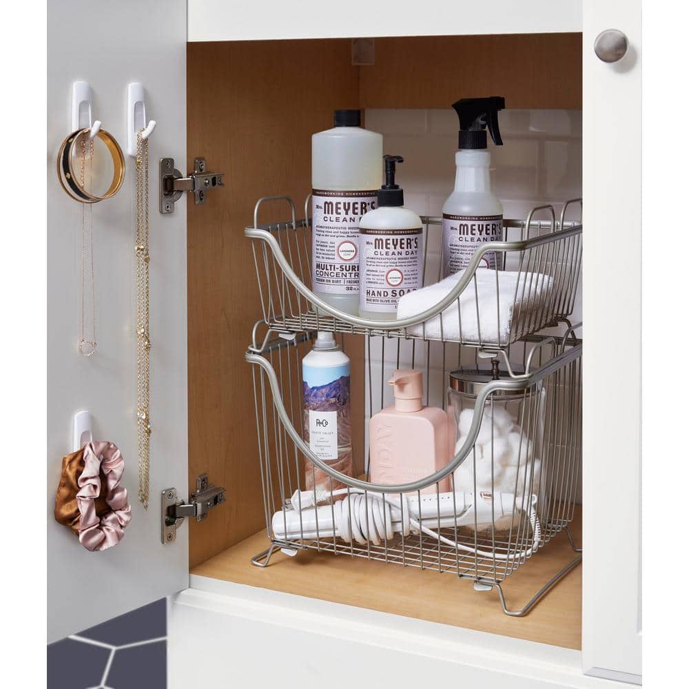 Clear Glass Apothecary Jar with Metal Lid, 6.4 oz