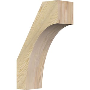 6''W x 14''D x 22''H Westlake Rough Sawn Knee Brace, Douglas Fir