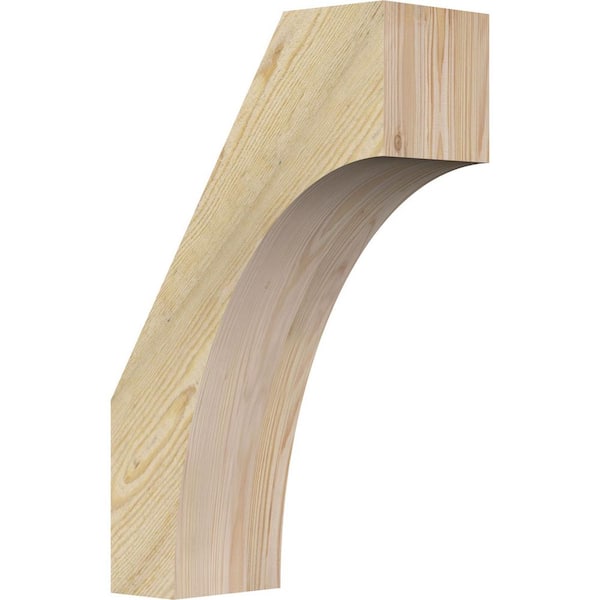 Ekena Millwork 6"W x 14"D x 22"H Westlake Rough Sawn Knee Brace, Douglas Fir
