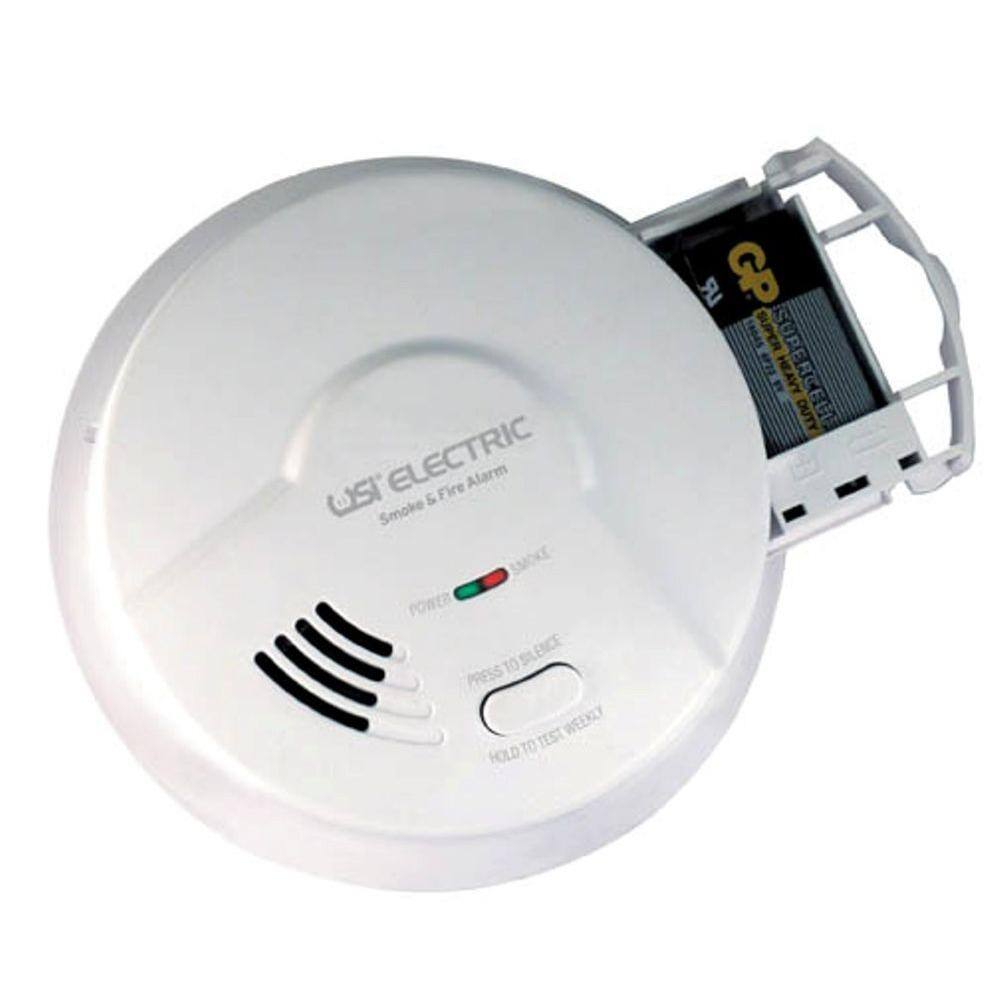Universal Security Instruments Hardwired Ionization Smoke And Fire Detector With 9v Battery Backup And Pull Out Drawer 5304 The Home Depot Universal Security Instruments Hardwired Ionization Smoke And Fire Detector With 9v Battery Backup And Pull Out Drawer 5304 The Home Depot