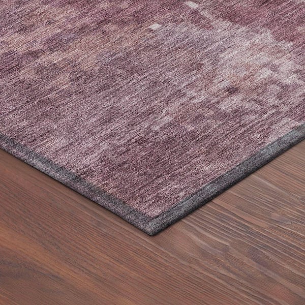 Chantille Machine Washable Indoor/Outdoor Abstract ACN2361 Merlot 2 ft. x 7 ft. Runner Rug