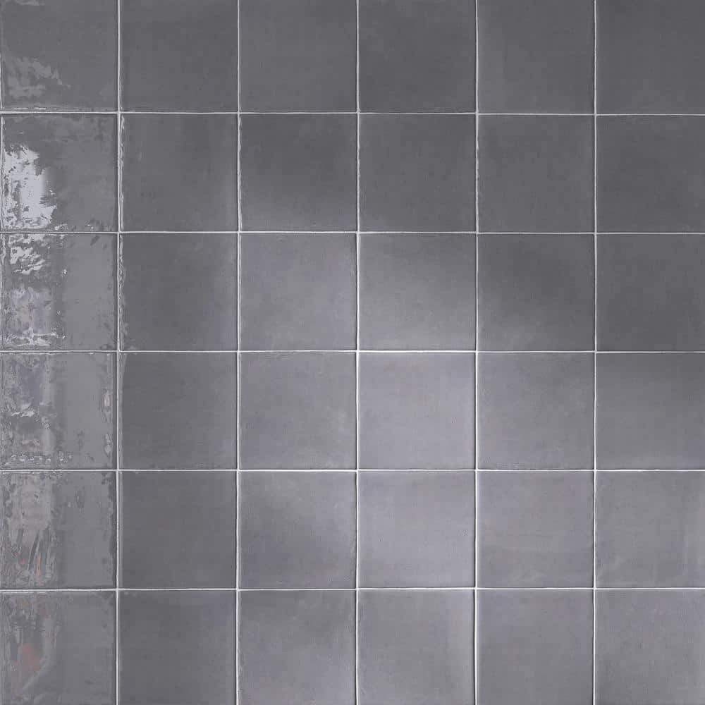 New Country Asfalt Charcoal Gray 5.9 in. x 5.9 in. Polished Ceramic Wall Tile (10.76 sq. ft./Case) price history on PriceWatchPro