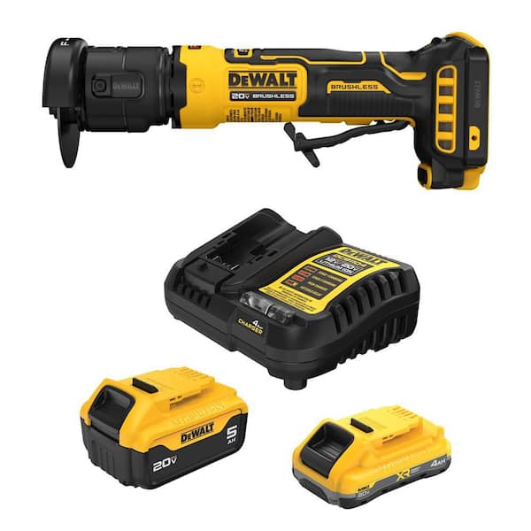 ATOMIC 20V MAX Lithium-Ion Cordless Brushless 3 in. Cut-Off Tool with 4.0 Ah and 5.0 Ah Batteries and Charger