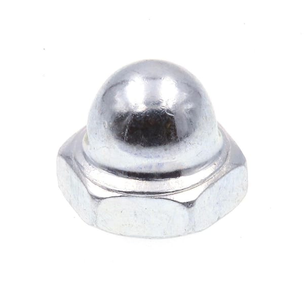 Prime-Line #8-32 Zinc Plated Steel Acorn Cap Nuts (50-Pack)