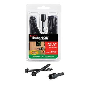 TimberLOK 2-1/2 in. Structural Wood Screw (12 Pack)