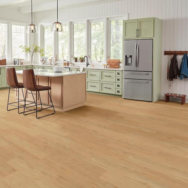 Shallowford Oak 22 MIL x 8.7 in. W x 48 in. L Click Lock Waterproof Luxury Vinyl Plank Flooring (20.1 sq. ft./Case)