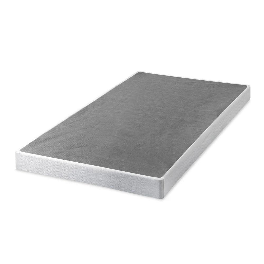 Twin 9" Metal Smart BoxSpring Mattress Base with Quick Assembly Gray - Zinus