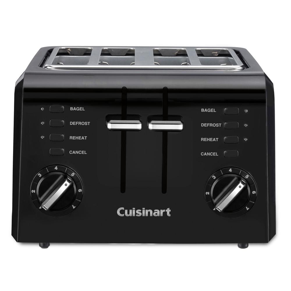 Cuisinart Touch to Toast 4-Slice Stainless Steel Wide Slot Toaster with  Crumb Tray CPT-435P1 - The Home Depot