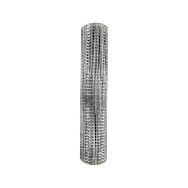 NUVO IRON Welded Wire Fence Mesh 2 ft. x 25 ft., Square Mesh, Hot Dipped Galvanized