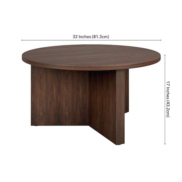 Reviews for Meyer&Cross Anders 32 in. Alder Brown Round MDF