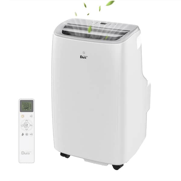 Costway 5,300 BTU Portable Air Conditioner Cools 220 Sq. Ft. with Remote  Control in White FP10119US-GR - The Home Depot