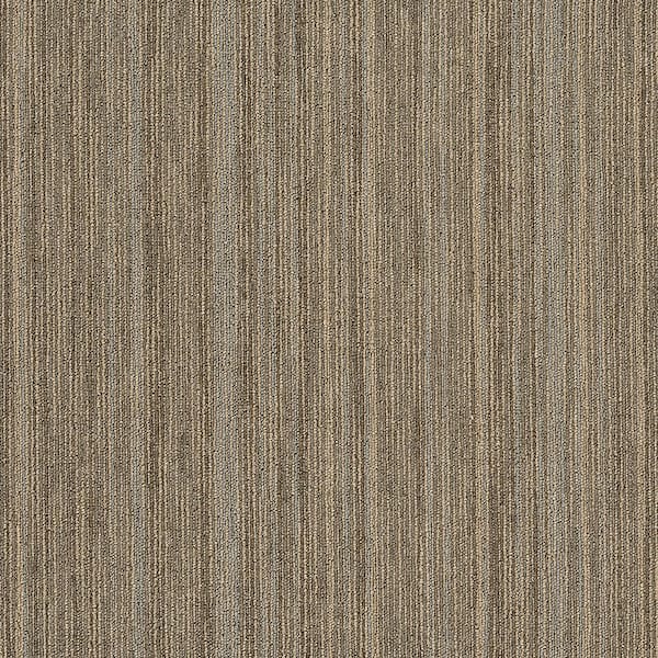 Intelligent - Cleverish - Brown Commercial 24 x 24 in. Glue-Down Carpet Tile Square (80 sq. ft.)