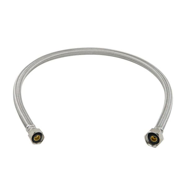 1/2 in. Compression x 1/2 in. FIP x 30 in. Braided Stainless Steel Faucet Supply Line