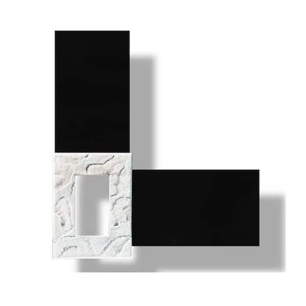 5.25 in. x 7.25 in. Stone Outlet Box in Frost (Each)