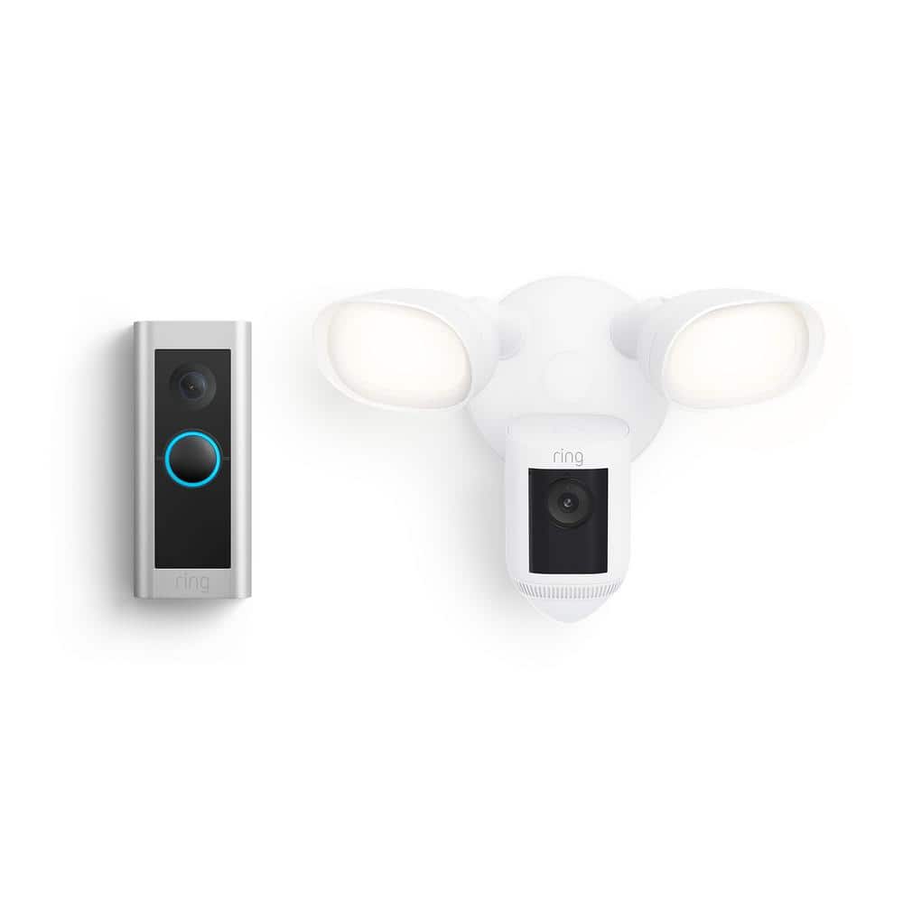 Wired Doorbell Pro with Floodlight Cam Pro, White price history on PriceWatchPro