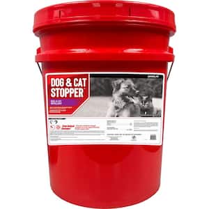 Dog and Cat Stopper Animal Repellent, 25# Ready-to-Use Granular Pail
