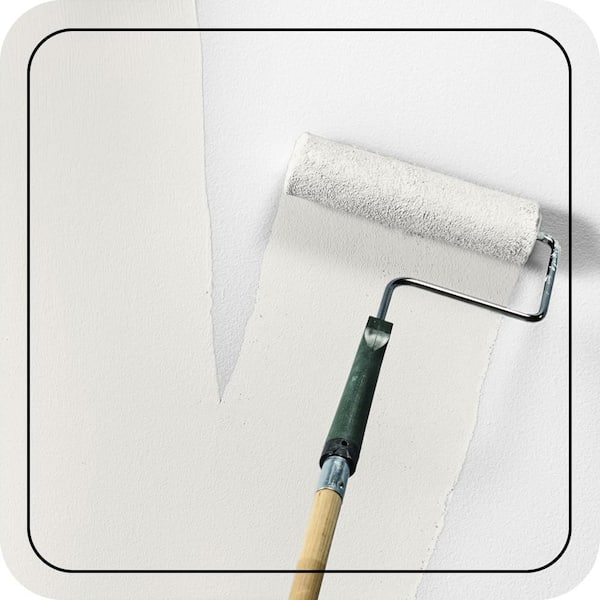 1 gal. #PR-W14 Bit of Sugar Ceiling Flat Interior Paint and Primer