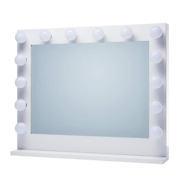 Dimmable Vanity Lights Ptl 2605, Tabletop Vanity Makeup Mirror Rectangular