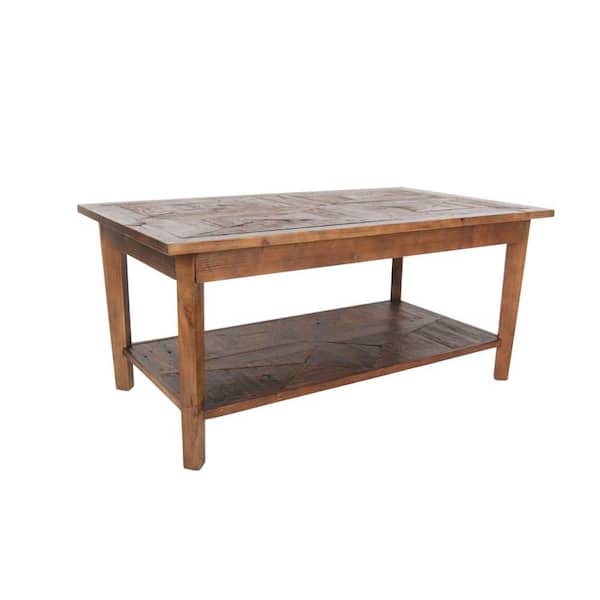 Alaterre Furniture Revive Natural Oak Storage Coffee Table