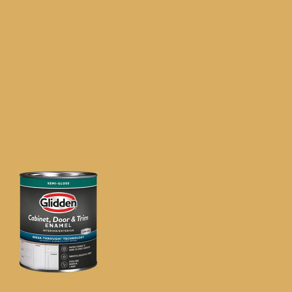 1 qt. PPG1106-5 Butterscotch Bliss Semi-Gloss Door, Trim & Cabinet Paint price history on PriceWatchPro