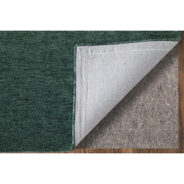 5 x 8 Green Solid Color Area Rug