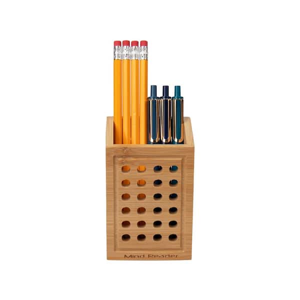 3pcs/set Transparent Acrylic Pen Holder, High-capacity Stationery Storage  Box With Shelf For Students, Office Desk Organizer