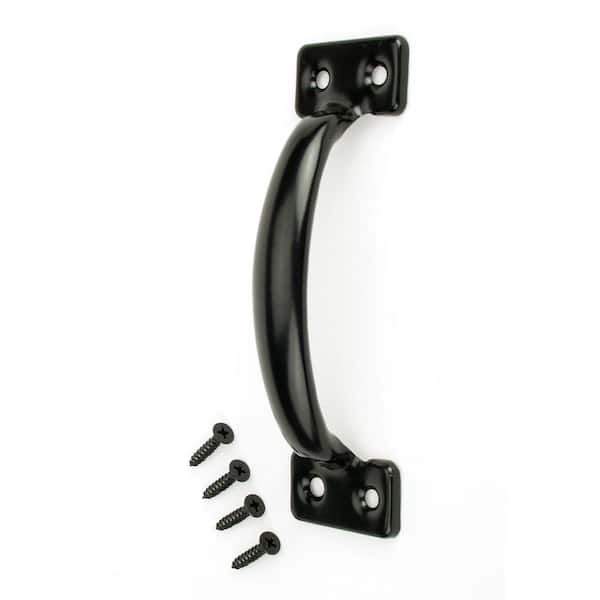 Everbilt 6-1/2 in. Black Stainless Steel Door Pull 60242 - The