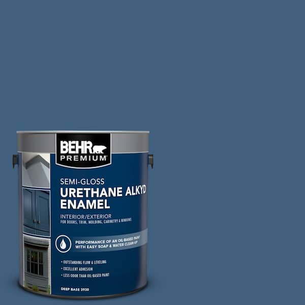 1 gal. #M510-6 Tidal Urethane Alkyd Semi-Gloss Enamel Interior/Exterior Paint