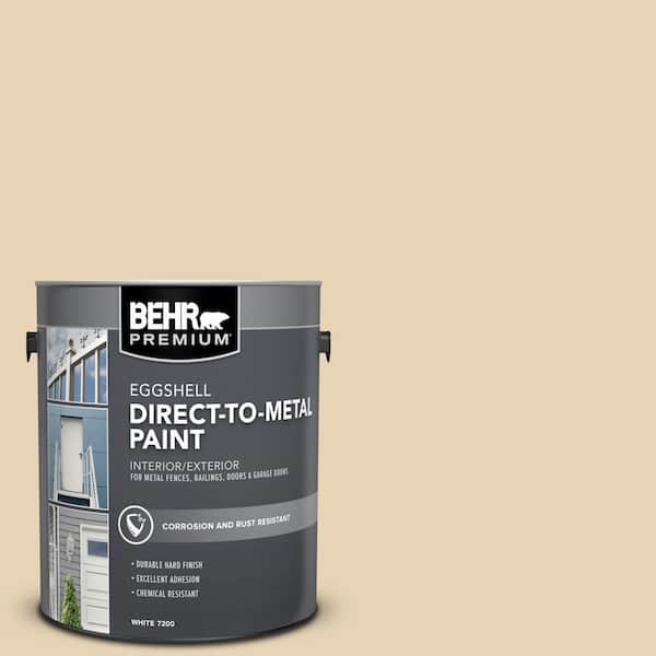 BEHR PREMIUM 1 gal. #PPU7-18 Sand Pearl Eggshell Direct to Metal Interior/Exterior Paint