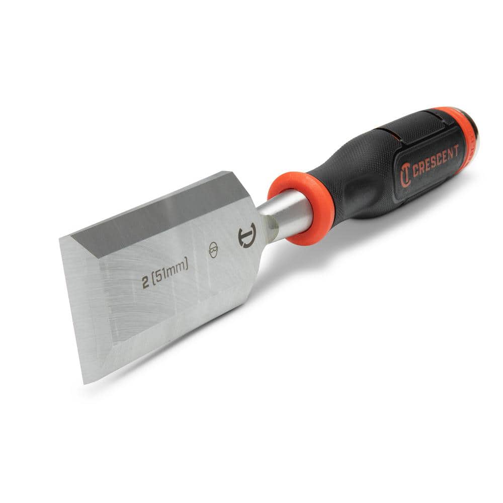 Crescent 2 in. Wood Chisel with Grip and Striking End Cap CWCH20 The