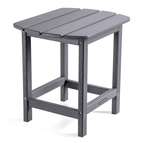 Unbranded Gray Rectangle Plastic Outdoor Coffee Table