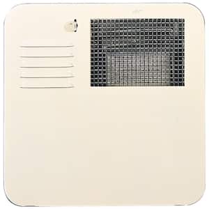 Radius Corner 4 and 6 Gallon Water Heater Door- Colonial White