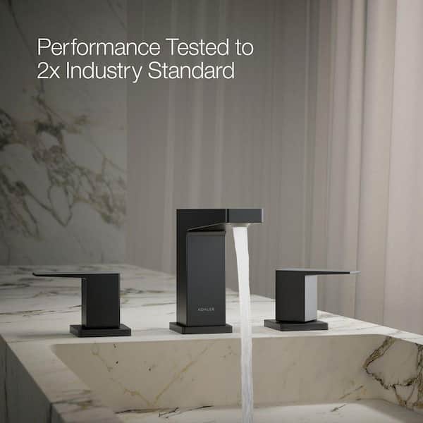 KOHLER Honesty 8 in. Widespread Double Handle Bathroom Faucet in