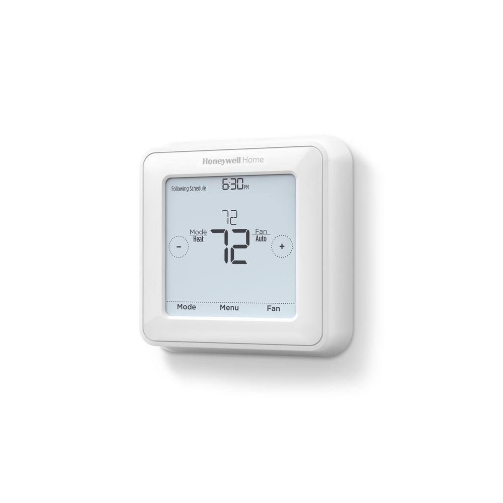 Honeywell Home T5 7 Day Programmable Thermostat With Touchscreen Display Rth8560d The Home Depot
