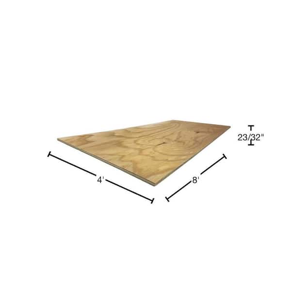 Unbranded - 23/32 in. x 4 ft. x 8 ft. RTD Sheathing Syp
