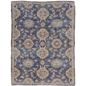 Morris Blue Chloe 8 ft. x 10 ft. Distressed Moroccan Area Rug