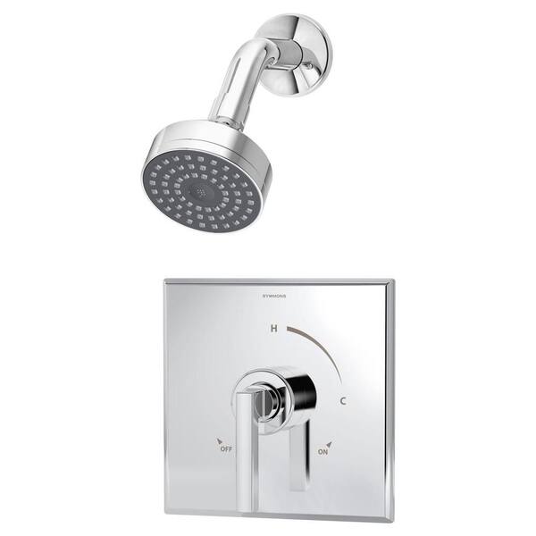 Symmons Duro Single-Handle 1-Spray Shower System in Chrome (Valve Included)