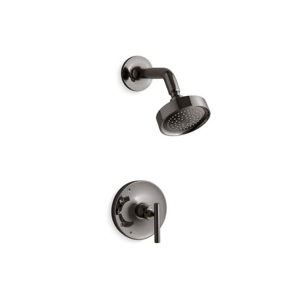 KOHLER Purist 1-Handle 2.5 Gpm Rite-Temp Shower Trim Kit with Lever Handle in Vibrant Titanium
