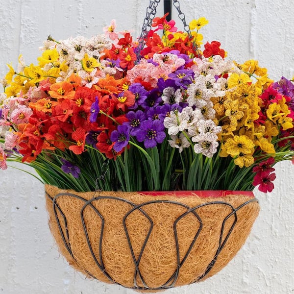 13 in. Multi-Colored 24-Bundles Artificial Other Flowers for