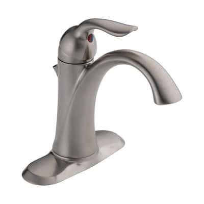 Delta Lahara 2-Handle Deck-Mount Roman Tub Faucet with Hand Shower Trim ...