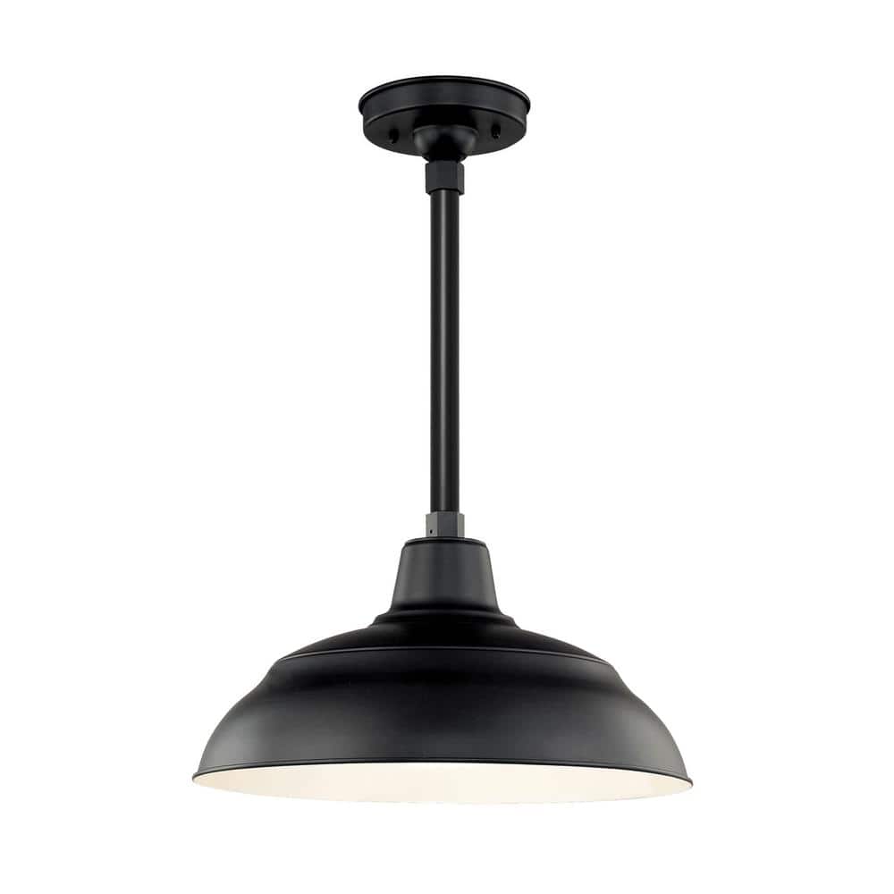 R Series 1-Light 18 in. Satin Black Warehouse Shade price history on PriceWatchPro