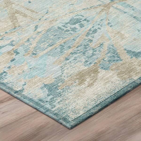 Chantille Machine Washable Indoor/Outdoor Abstract ACN2929 Sky 3 ft. x 4 ft. Area Rug