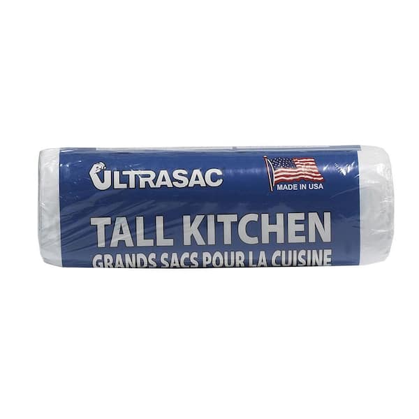 Glad® Tall Kitchen Quick Tie® Trash Bags 13 Gallon White Trash Bag – 15  Count, Kitchen